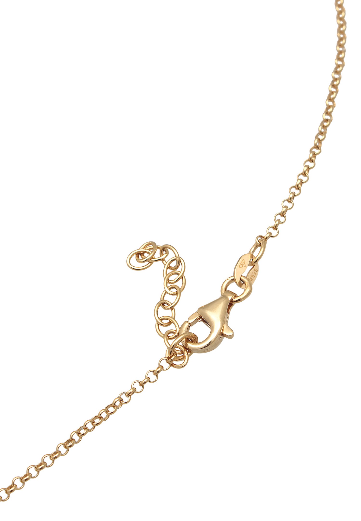 Elli Femmes Choker Étoile de mer Pendentif Plage avec Perle de culture d'eau douce en Argent Sterling 925 Plaqué Or