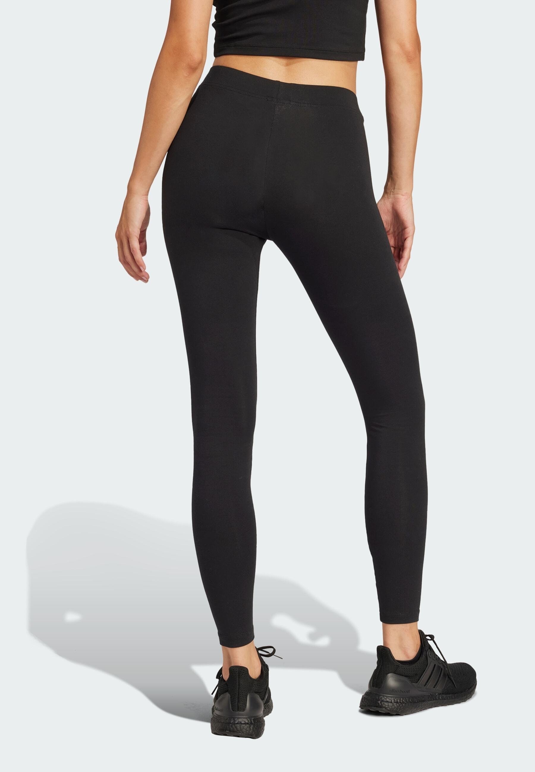 adidas Sportswear LEG - Leginsy - czarno-białe