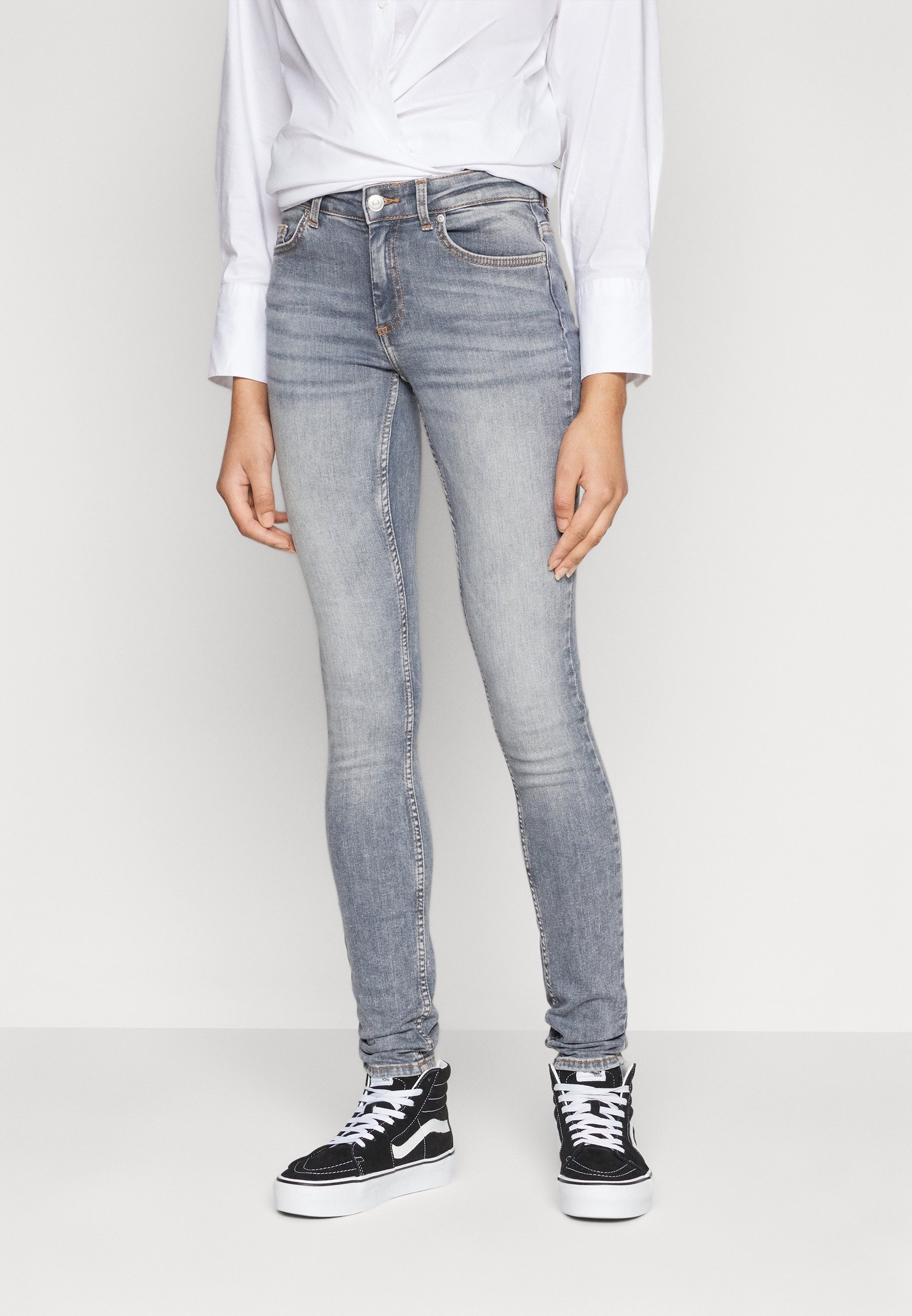 ONLY Jeans Skinny Fit - grå denim