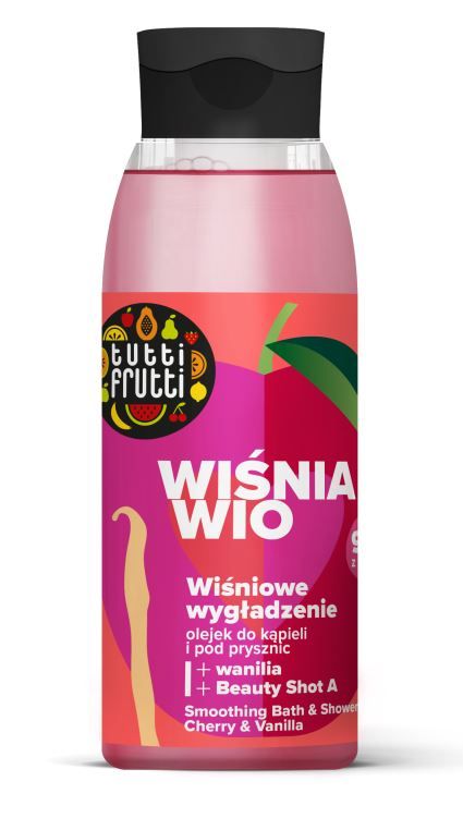 Tutti Frutti omekšavajuće ulje za kupanje i tuširanje s višnjom i vanilijom Beauty Shot A Hidratantna ulja za tijelo