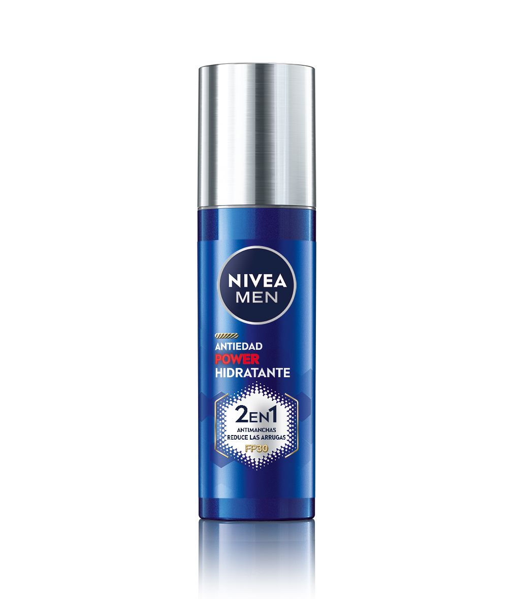„Nivea Men“ drėkinamasis kremas nuo senėjimo ir tamsių dėmių SPF 30. Vyrų kosmetika.