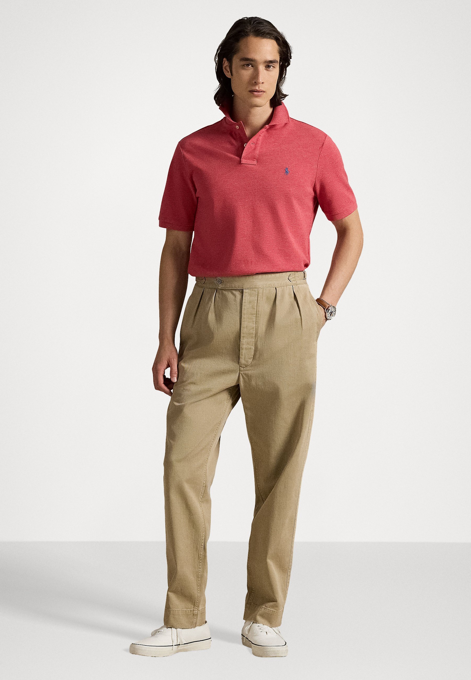 Polo Ralph Lauren MANICA CORTA - Polo - rosso corniola mélange