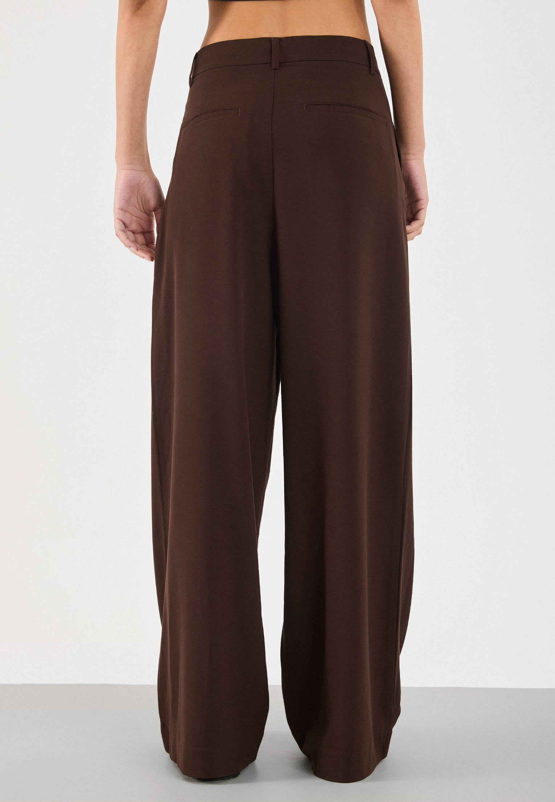 YOURTURN UNISEXE - Pantalon - chocolat