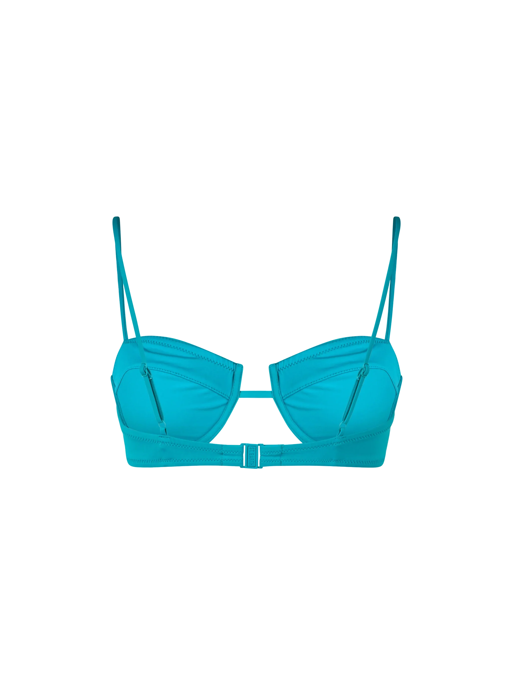 Salina bralettetop met beugel in petrolgroen