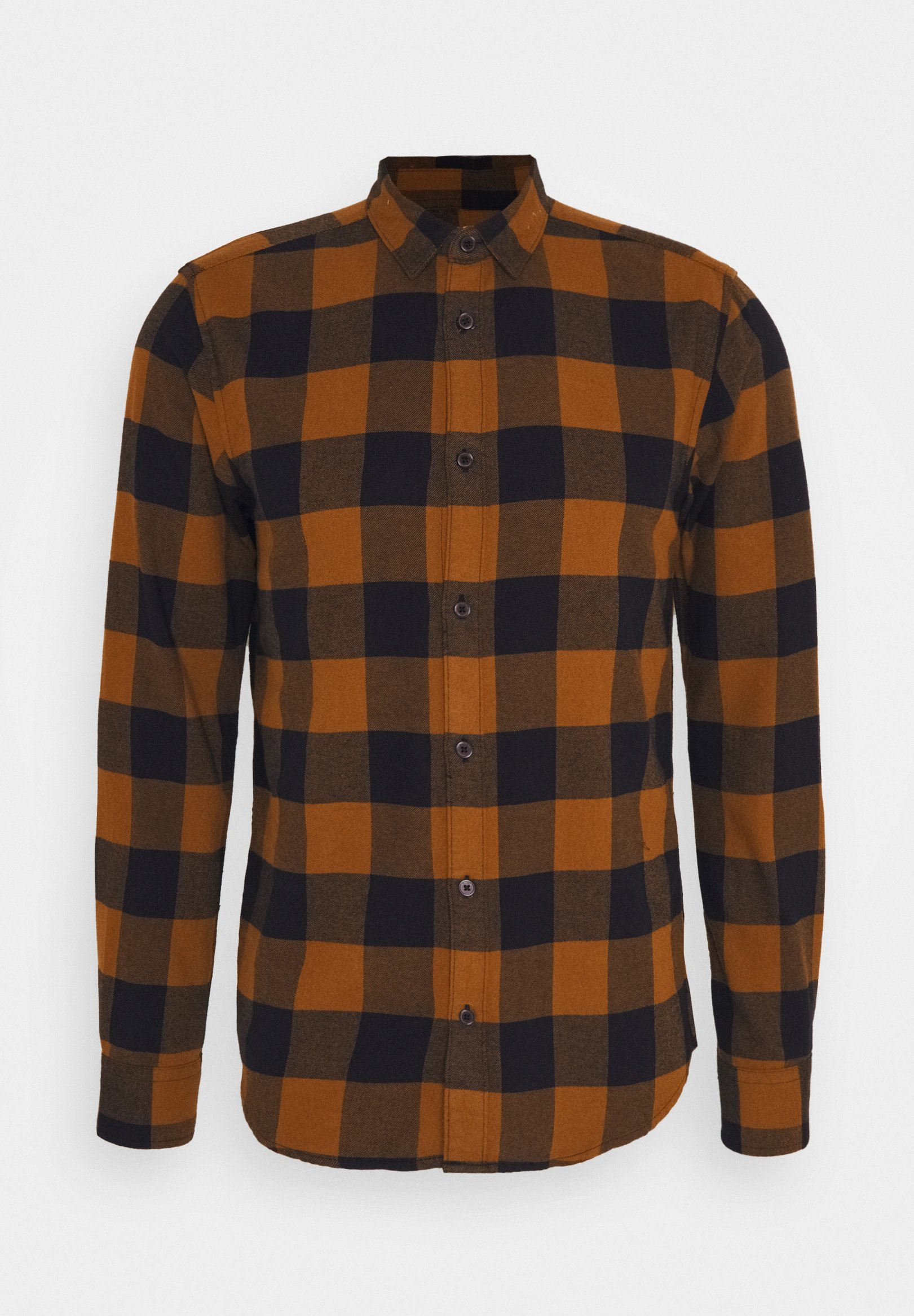 Only & Sons ONSGUDMUND CHECKED SHIRT - Shirt - brown