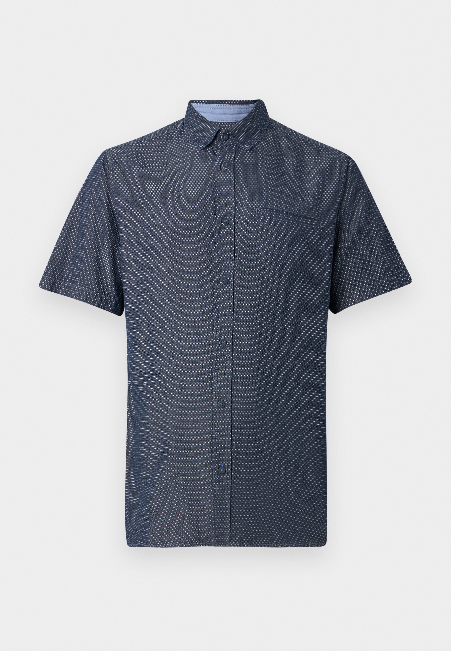 TOM TAILOR STRUCTURED SHIRT - Skjorte - navy