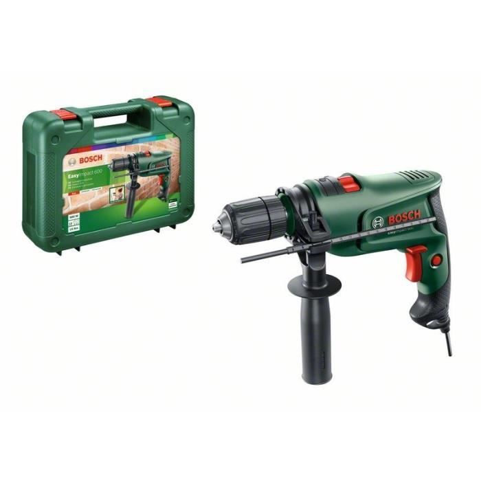 Bosch EasyImpact 600 Impact Drill (Supplied in a case with 1 additional handle and 1 depth stop)