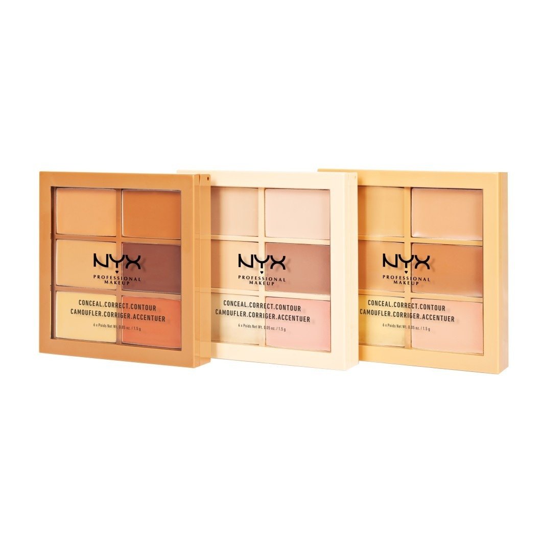NYX Professional Makeup paleta korektorjev za pravilno konturiranje - 1,5 g