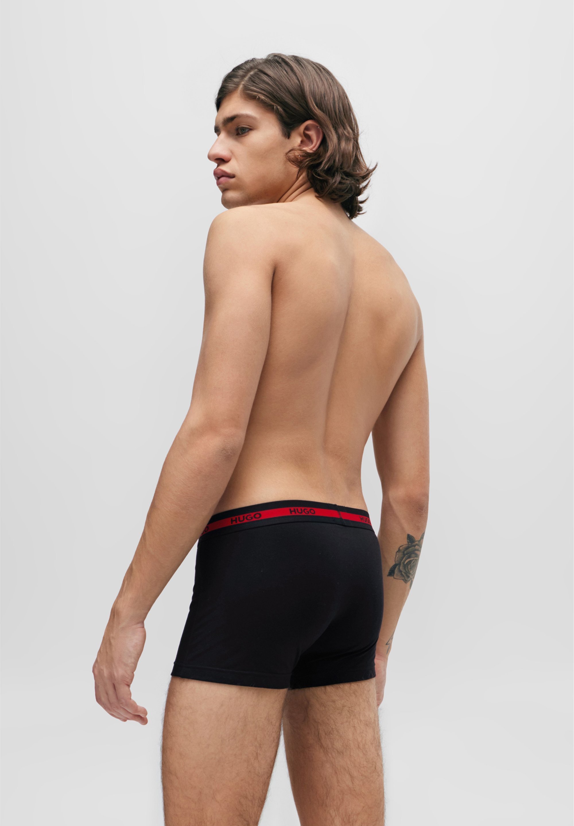 HUGO TRUNK 3-PACK - Boxershorts - zwart