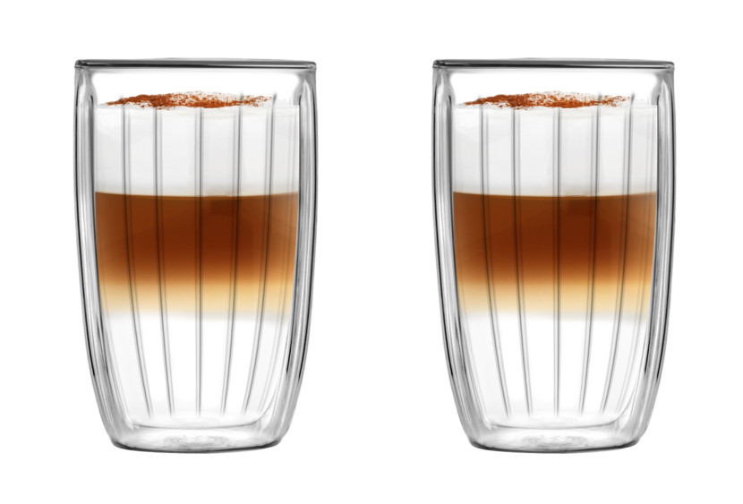 Komplet 2 Szklanek Wysokich Termicznych Tulipan 350 ml