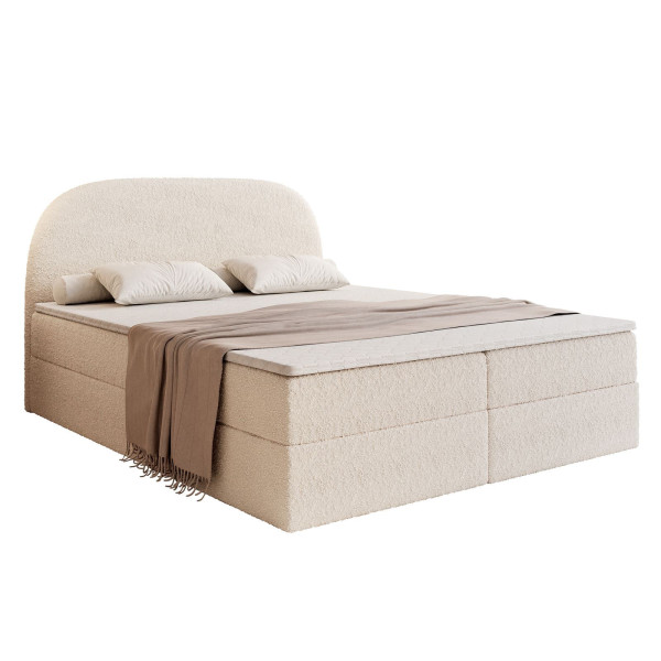Łoże ALLURE 140x200 Ascot Nata z topperem