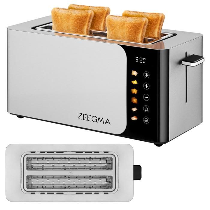 Toaster - ZEEGMA - Tostee Chef Smart - 4 slices - 1500 W - 6 browning levels
