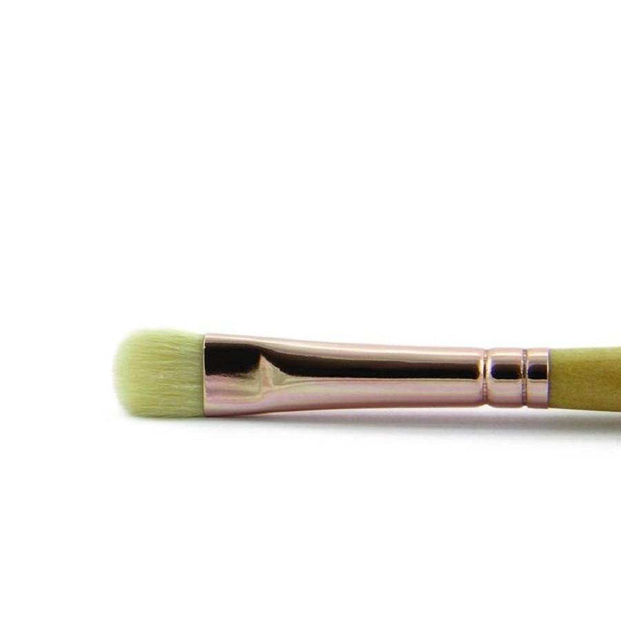 Boho-grüner Make-up-Puderpinsel 01 – Veganer Lidschatten – 1 Stück