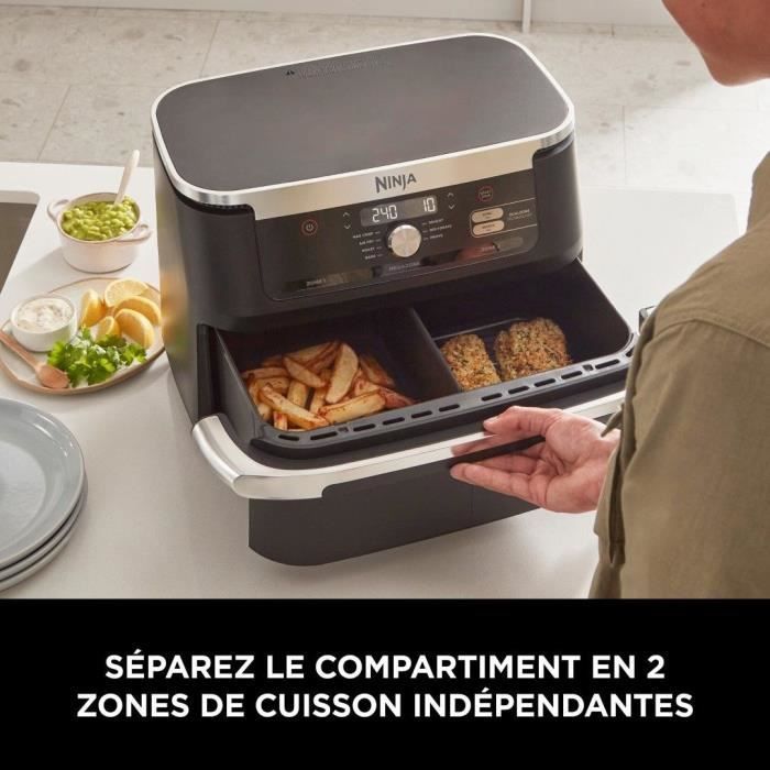 NINJA Foodi Flex AF500EU Airfryer - Inhoud 10,4 liter - 7 kookprogramma's - 2470W