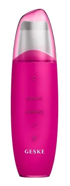 Geske MicroCurrent Skin Scrubber & Blackhead Remover 9in1 Peeling kawitacyjny Magenta