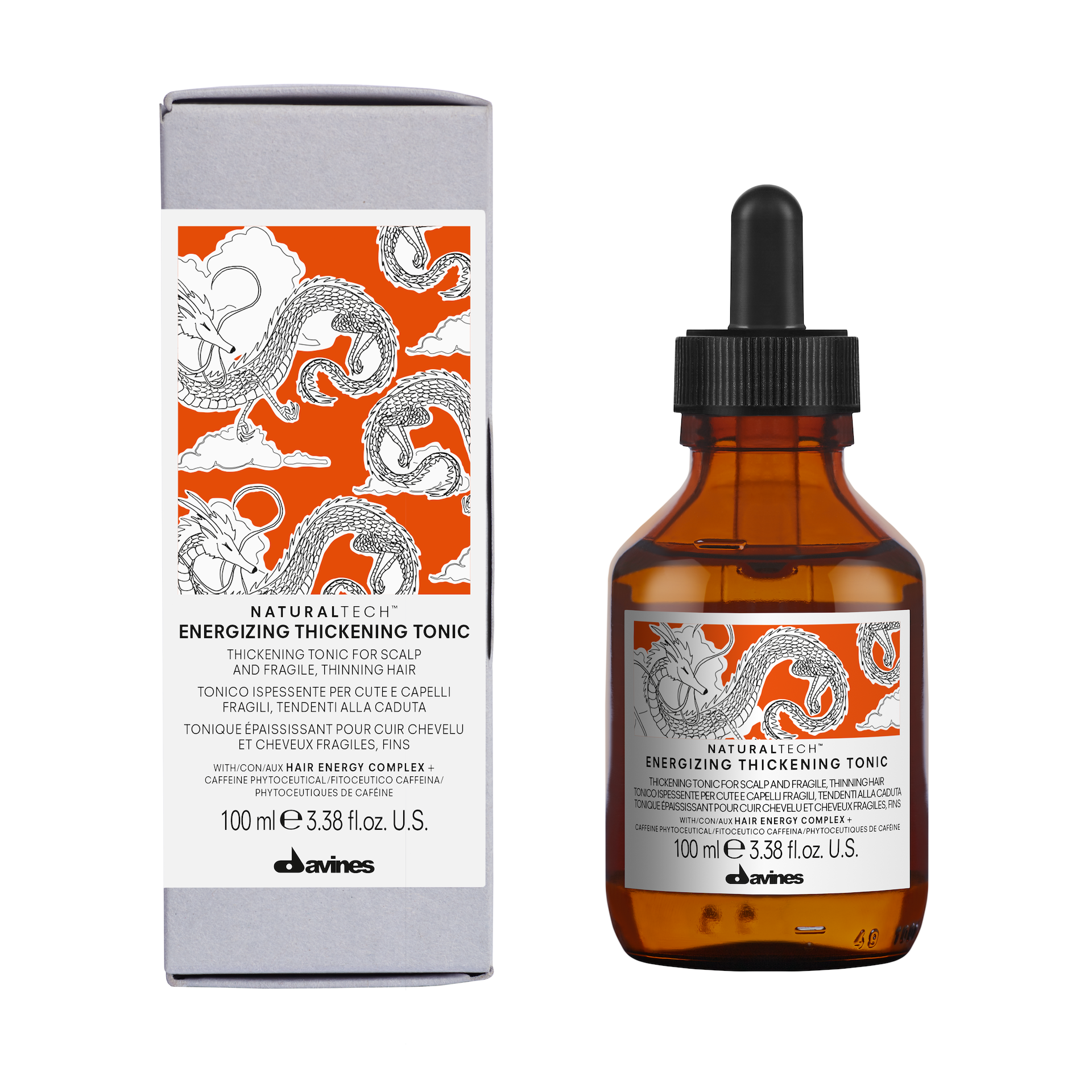 Naturaltech Tonic energizant și îngroșător 100 ml - Davines