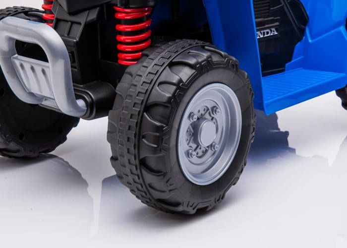 Quad elettrico Honda H3 TRX per bambini dai 18 ai 36 mesi - 6V 4.5Ah - Luci a LED - Segnalatori sonori - Blu
