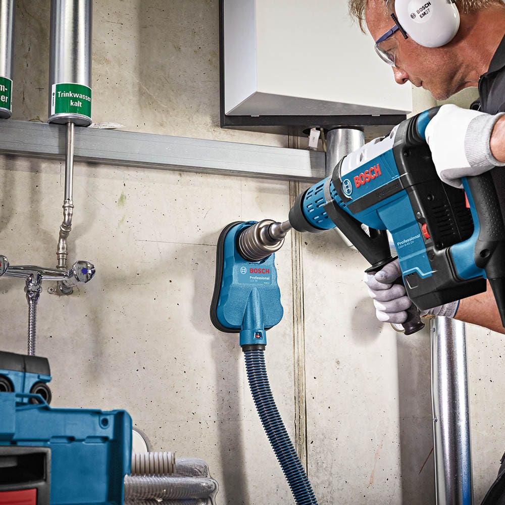 BOSCH 68mm Multifunktions-Staubabsaugung und Bohraufsatz