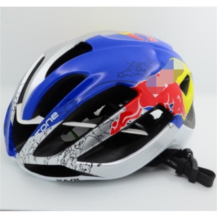 Aerodynamic cycling helmet for road racing - Red Bull [D4]