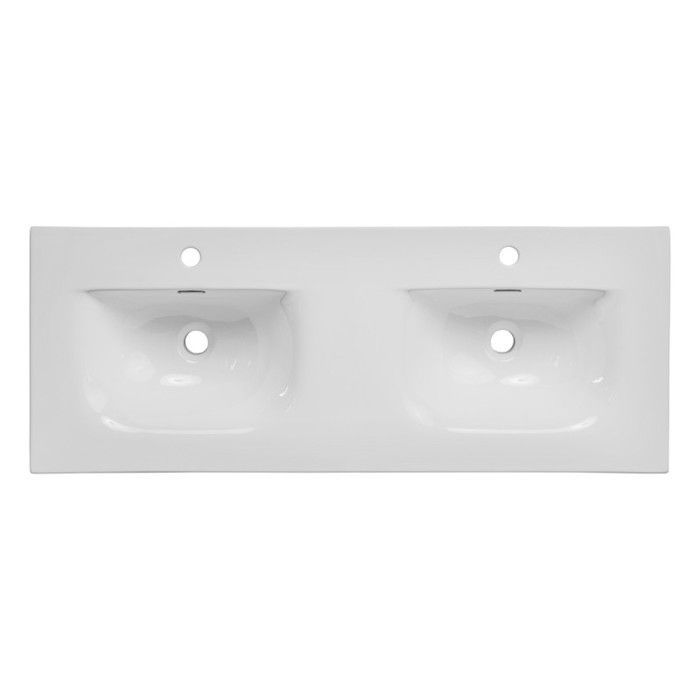 Conjunto de baño - GENÉRICO - Sylve Negro Wotan - 120 cm - Lavabo doble - Modular