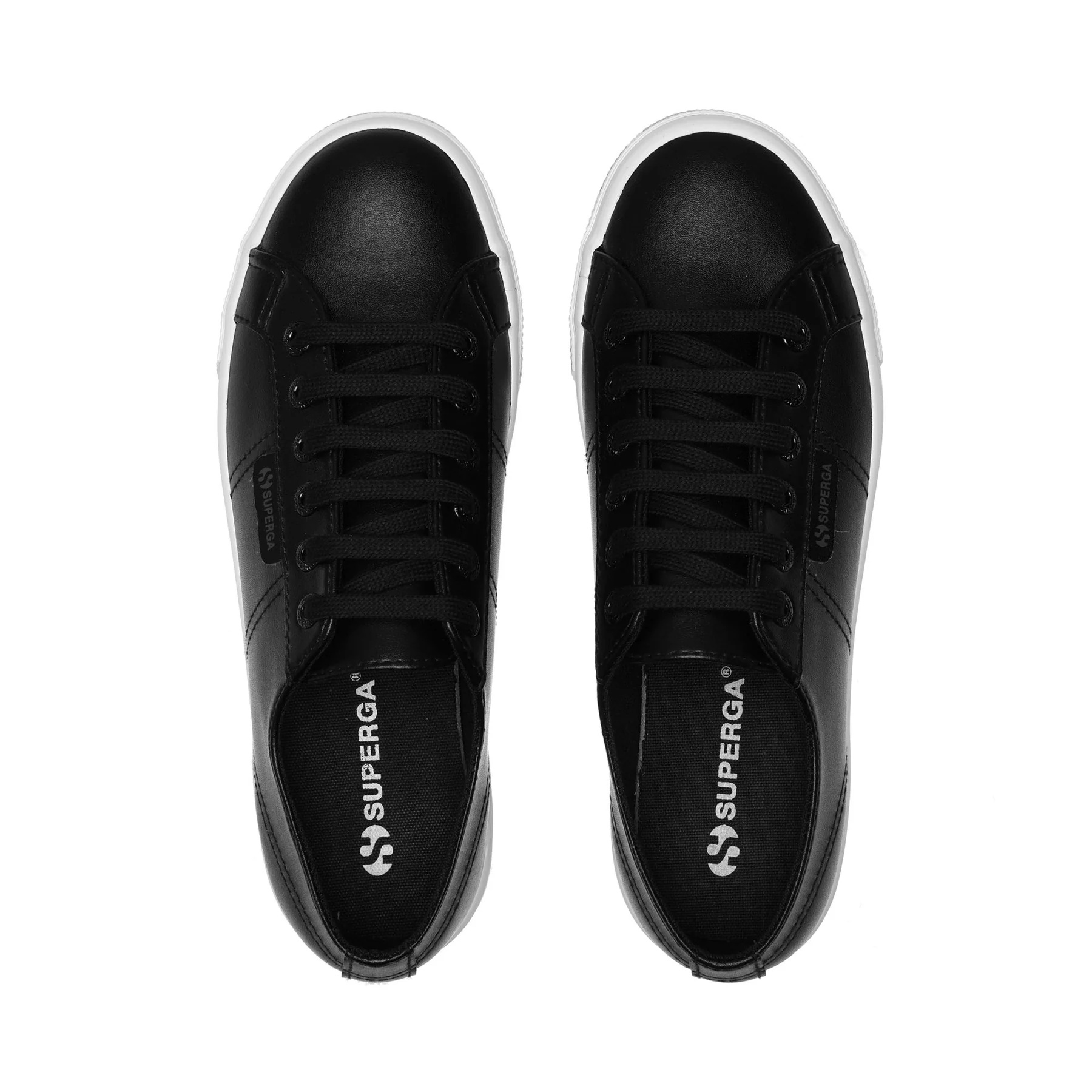 2790 VEGAN MATERIAL PLATFORM LETTERING-BLACK