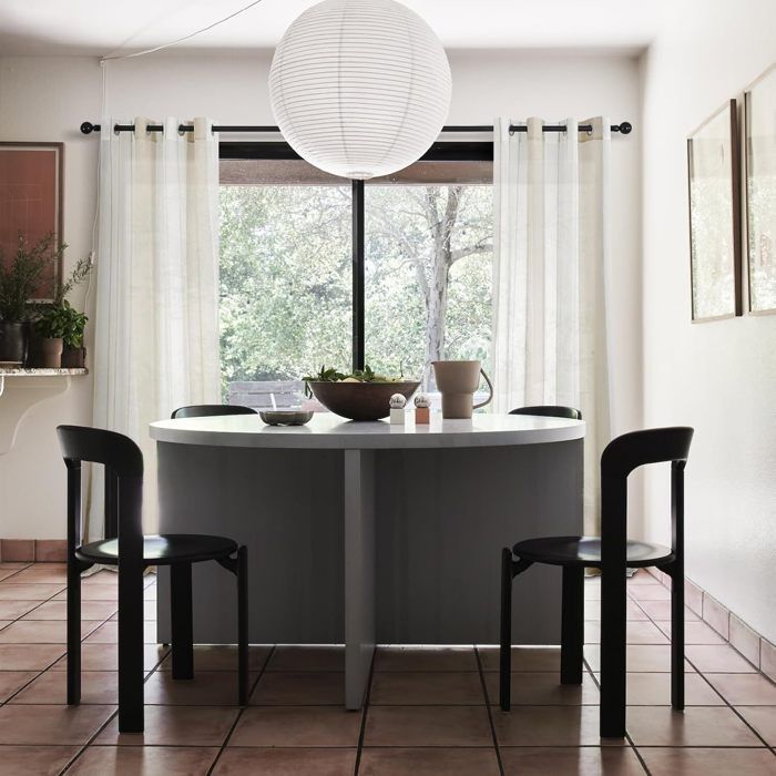 Topfinel Rideau Voilage 140x240cm BlancKaki Rayures 2 Panneaux Transparent Voilage Fenetre à œillets d'intérieur pour Salon Chambre