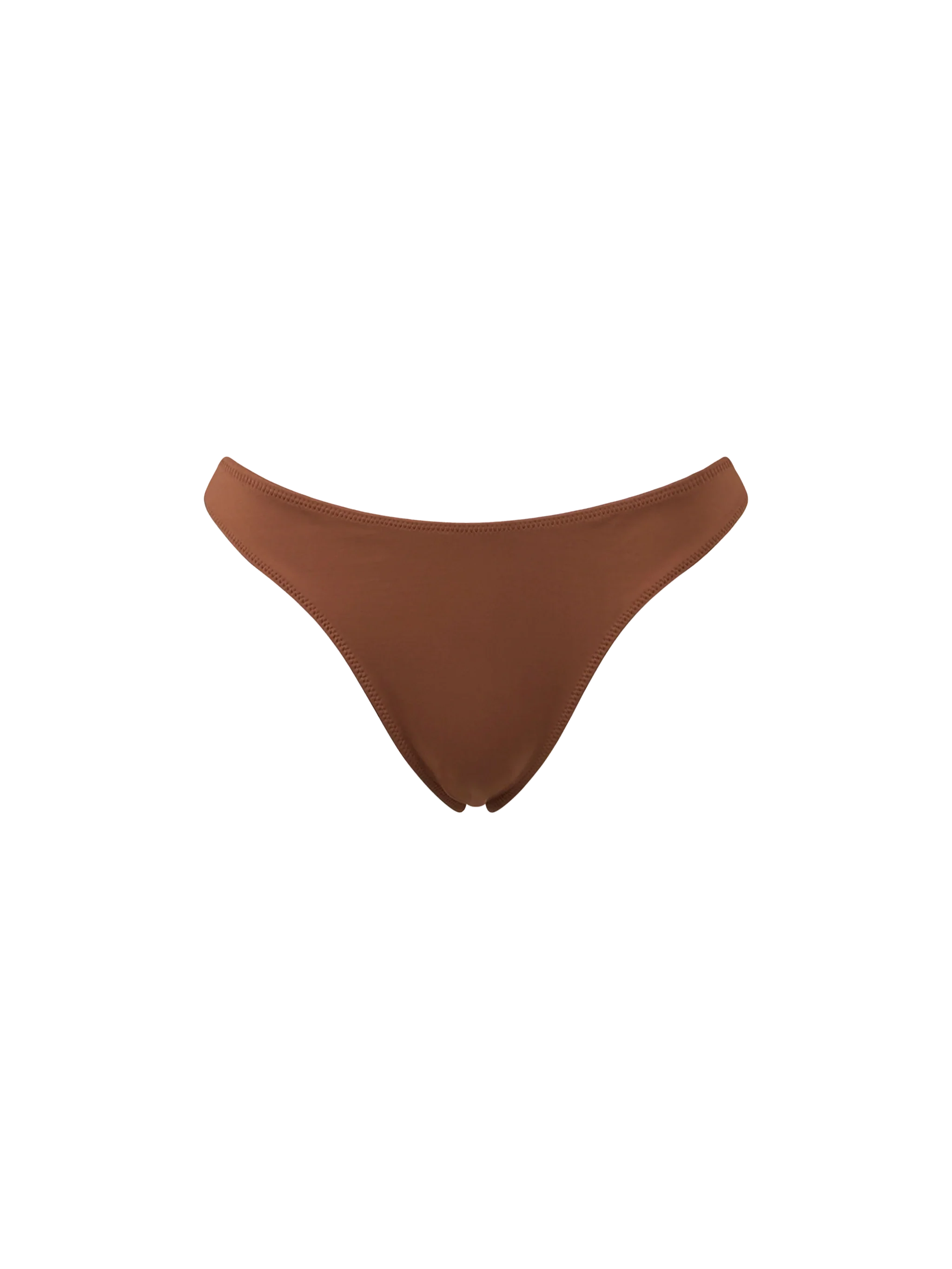 Braguita de baño a rayas marrones para mujer de Naomi
