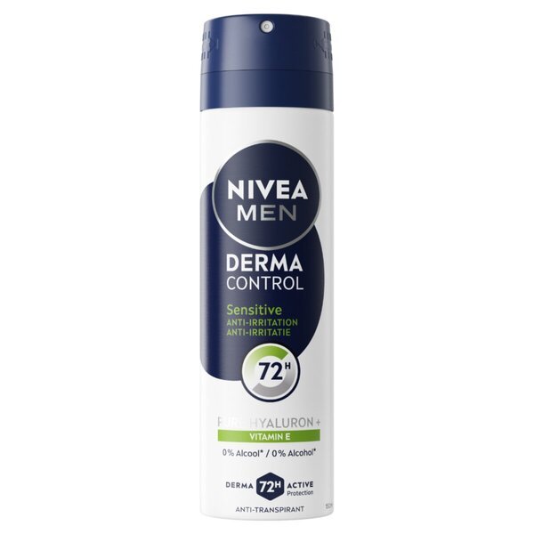 NIVEA Men Derma Control Sensitive антиперспирант спреј 150 мл