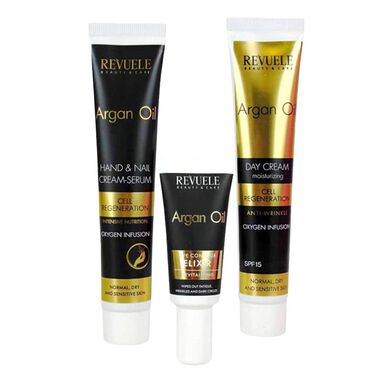 Darilni set Revuele za ženske Arganovo olje proti staranju in glajenju kože 50 ml 50 ml