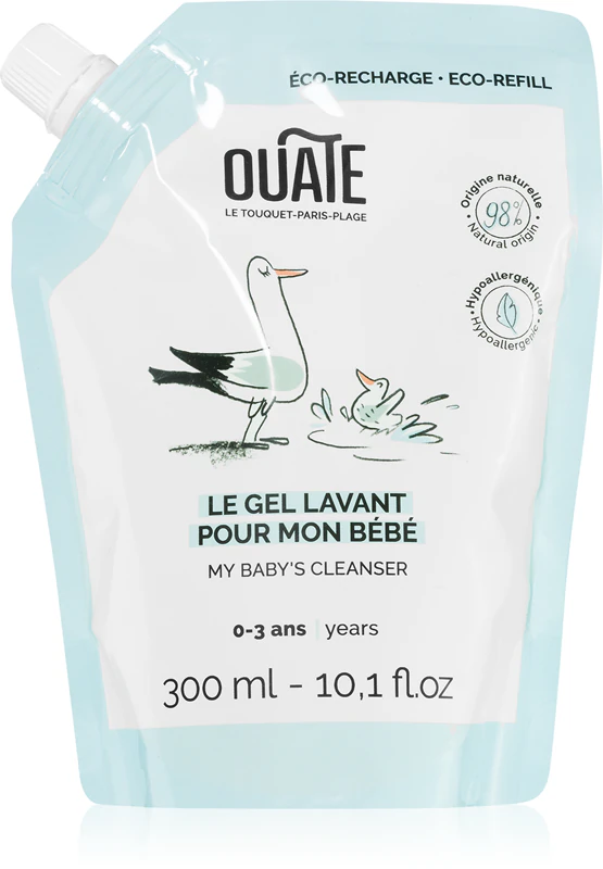OUATE Gel de Banho para o Meu Bebê, gel de banho suave para bebês desde o nascimento.