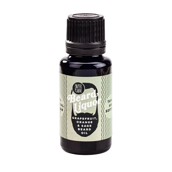 Liquore per barba Paper Plane al pompelmo, arancia e salvia 15 ml | Uomo | Superdrug