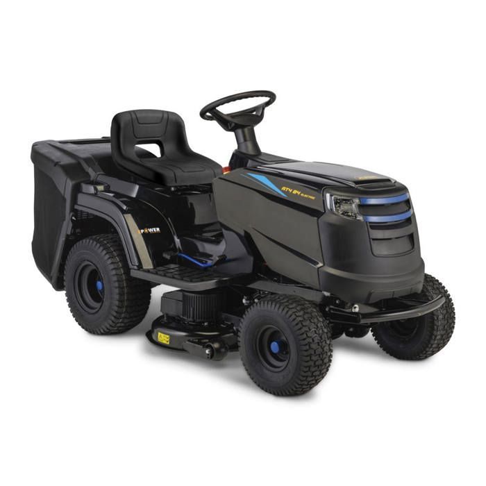 Cortacésped eléctrico autopropulsado ALPINA AT4 84 LI, 48 V 30 Ah, 84 cm, recogedor de césped de 200 L, autonomía de 45 minutos, apto para céspedes de hasta 3000 m².