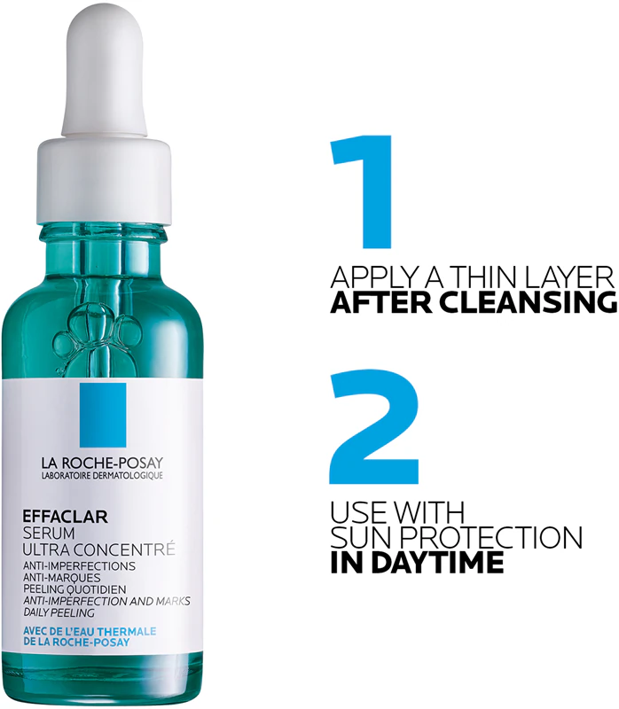 Sérum concentrado Effaclar da La Roche-Posay para pele problemática.