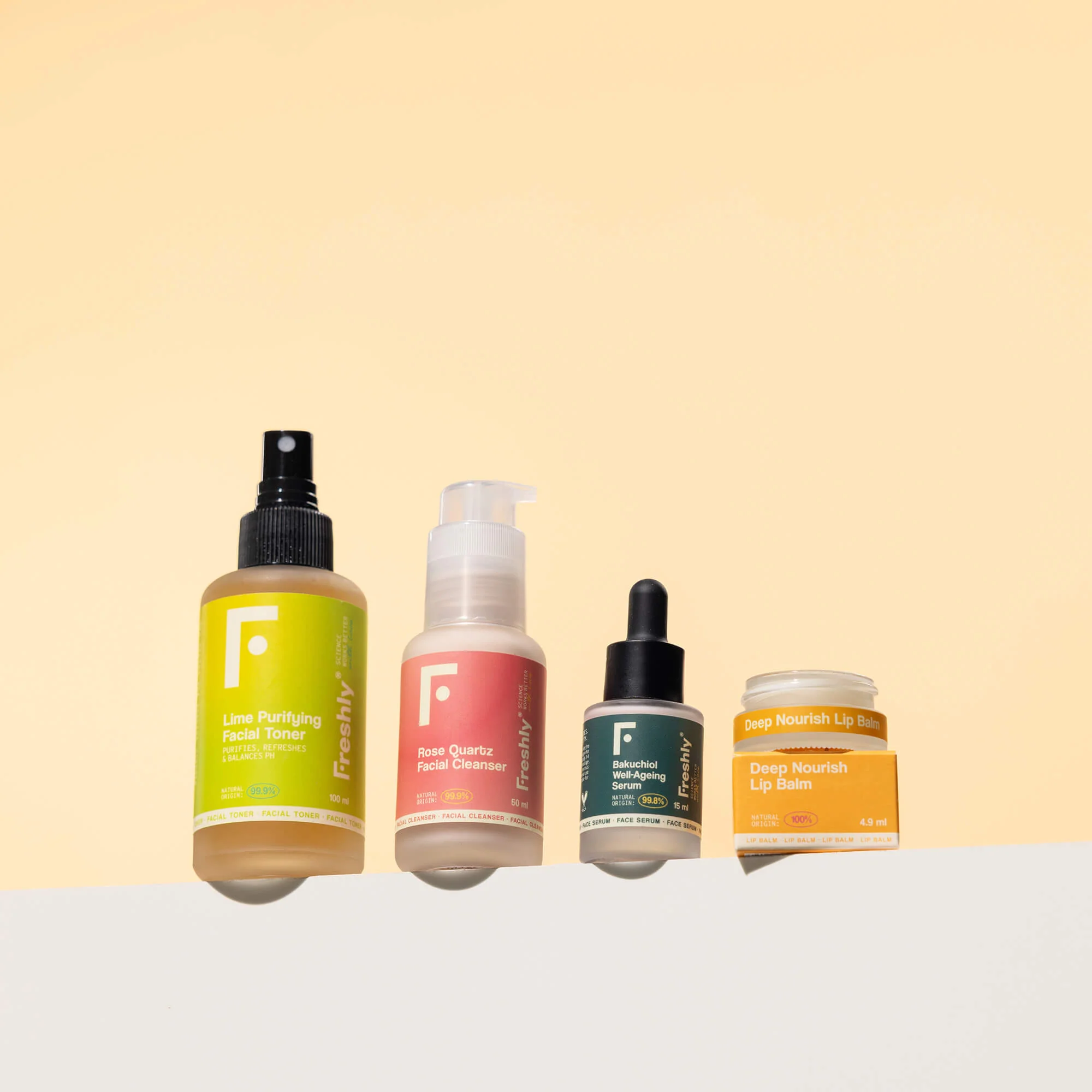 Viso Cofanetto Anti-Ageing Routine - Cofanetto Antirughe, Gel viso antirughe, Tonico viso, Siero viso antirughe