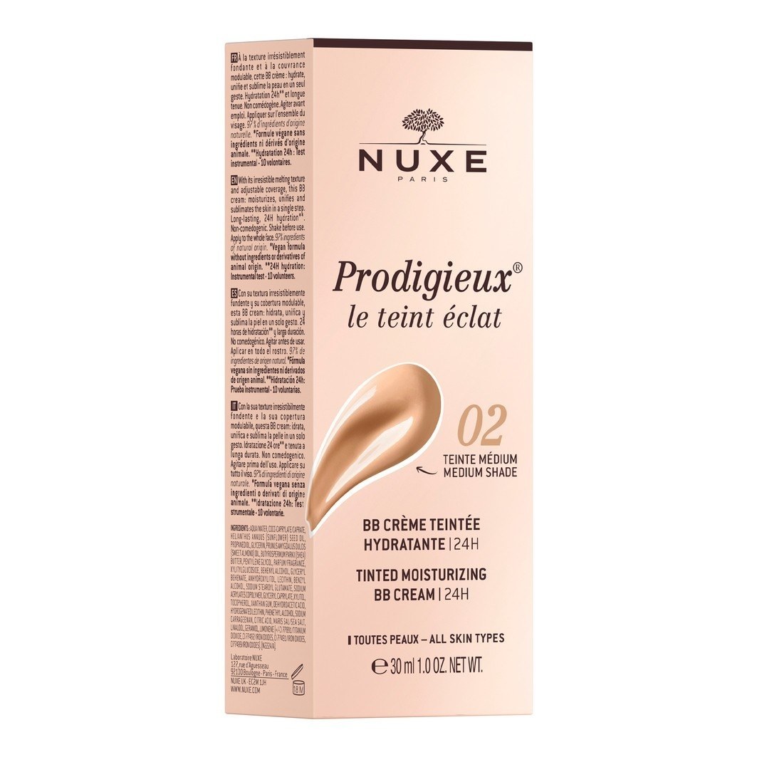 NUXE BB Cream Prodigieux® tónovací hydratačný BB krém 24H - 30 ml