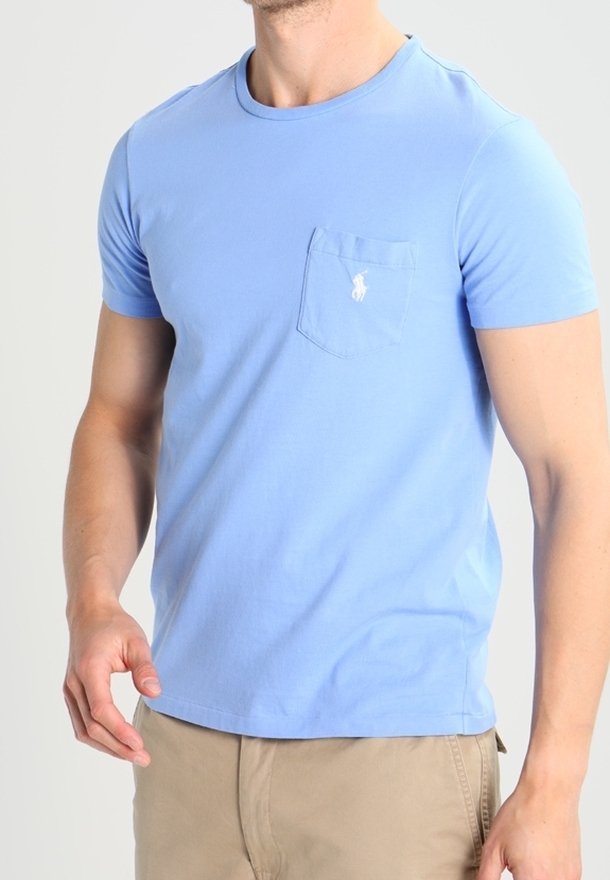 Camiseta básica Polo Ralph Lauren - azul claro