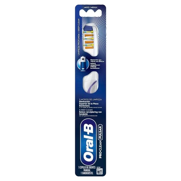 Zobna ščetka Oral-B Pro Clean Pulsar srednje velikosti<br>1 kos - srednje ščetine