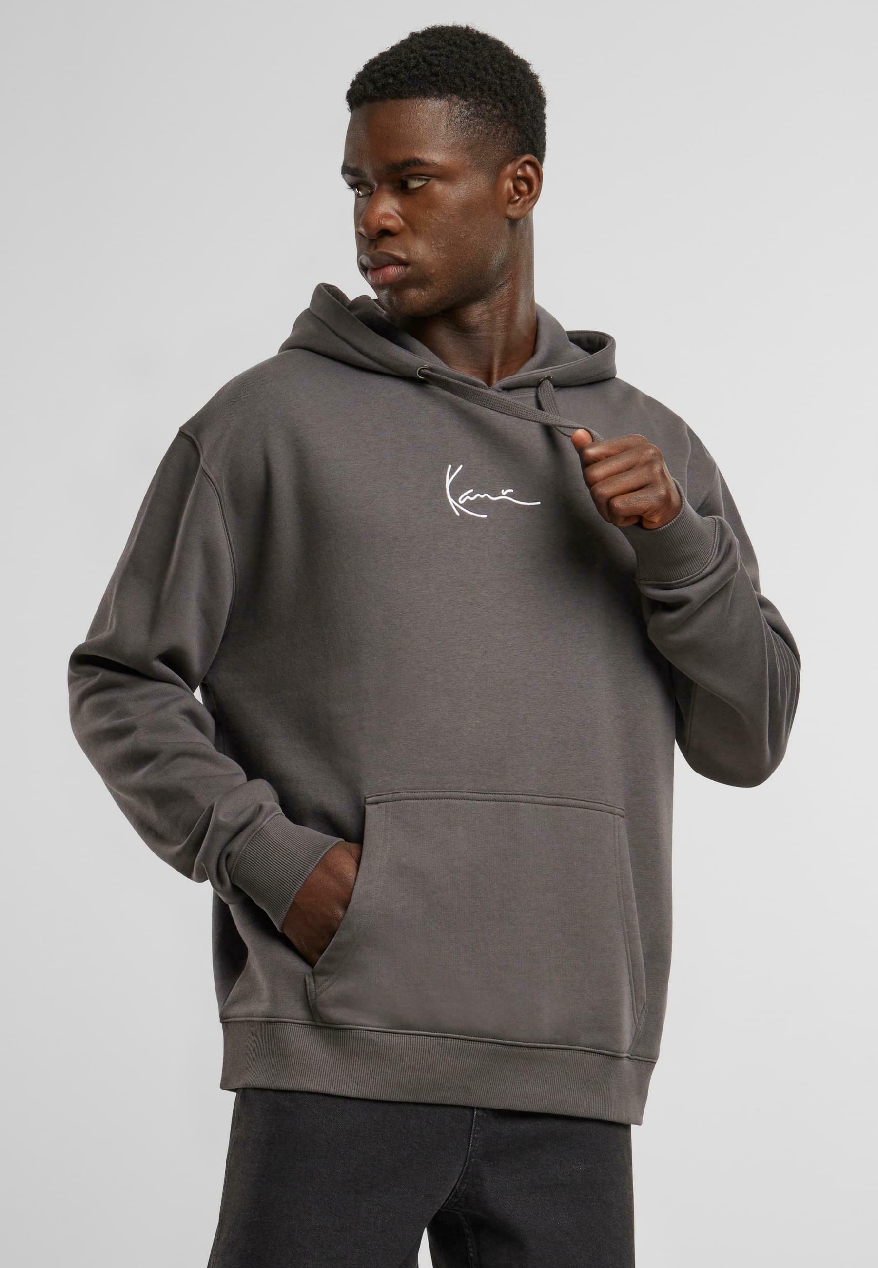 Karl Kani SMALL SIGNATURE ESSENTIAL - Sweat à capuche - anthracite