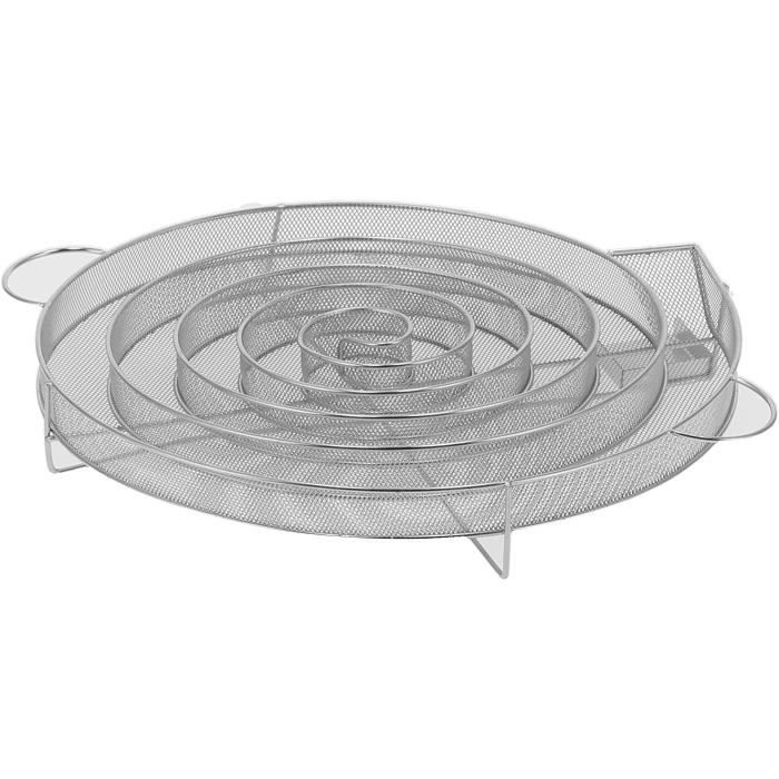 FUMOIR - Générateur de fumée froide rond en acier inoxydable - Pour barbecue - 561g