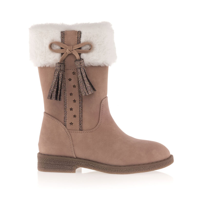 Botas rosas para niña