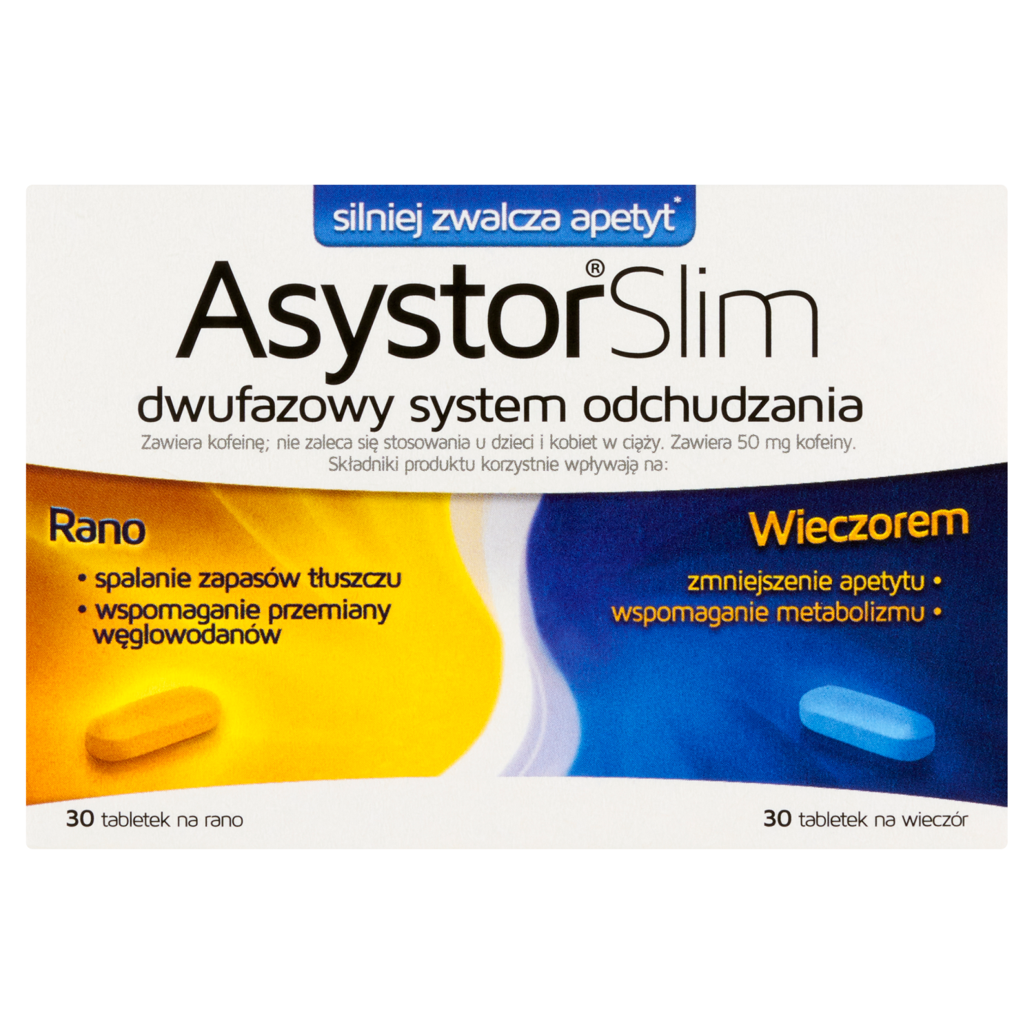 Complemento dietético Asystor Slim, 60 comprimidos