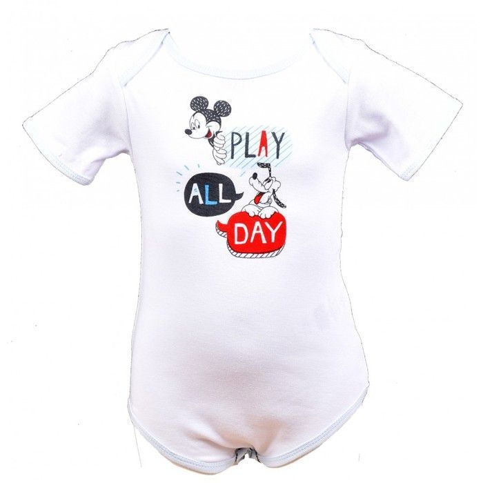 Body per neonati - Fantascienza con licenza ufficiale: Topolino, Minnie, Paw Patrol - 100% cotone - Er0308 Topolino