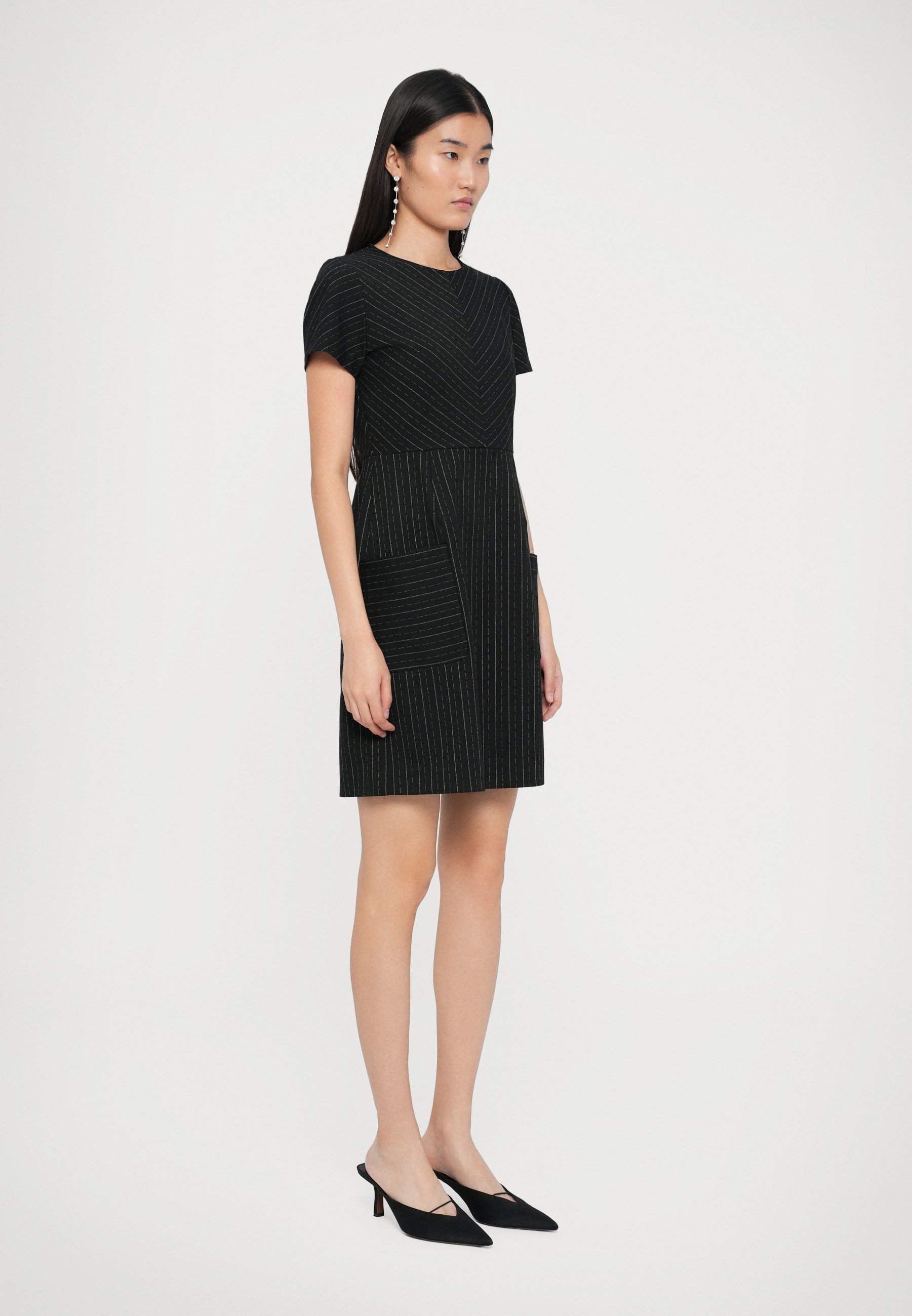 Robe Diane von Furstenberg WILMA - Robe droite - noire