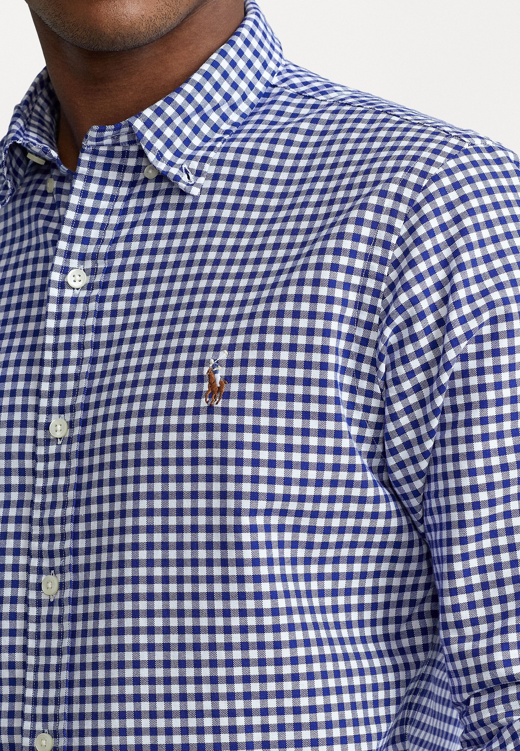 Polo Ralph Lauren Slim Fit Oxford Shirt - Shirt - blauw/wit
