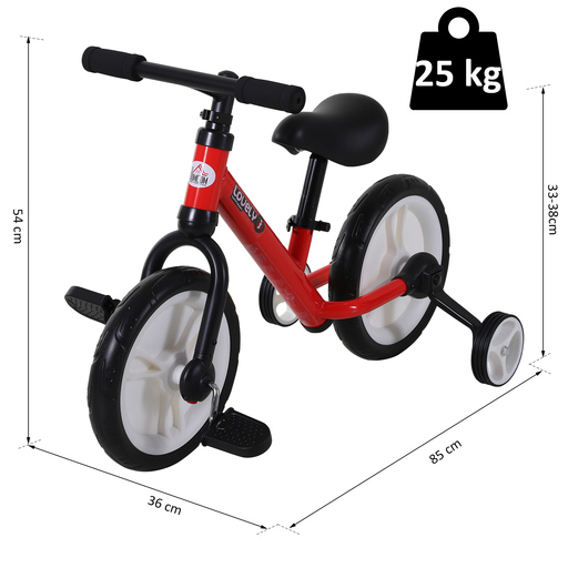Bicicletă cu pedale Homcom 370-091rd