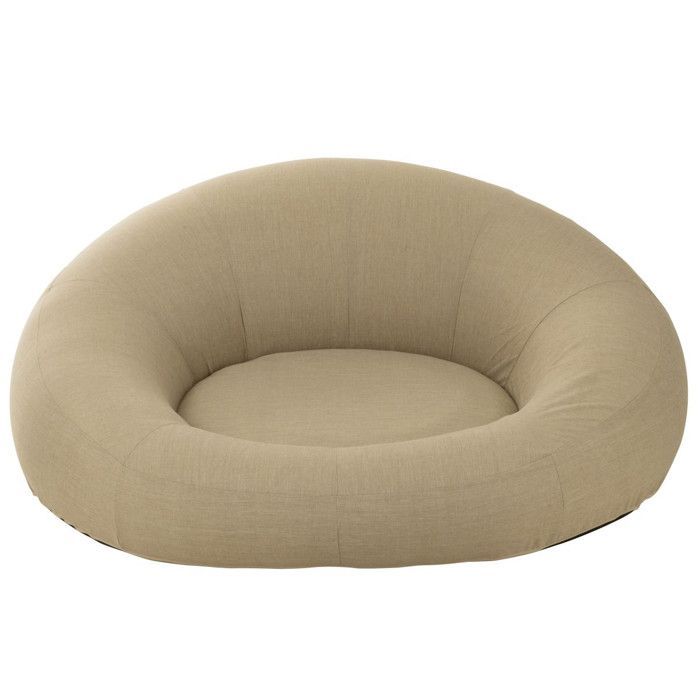 Colchón - J-LINE - Donut - Beige - Individual - Funda extraíble