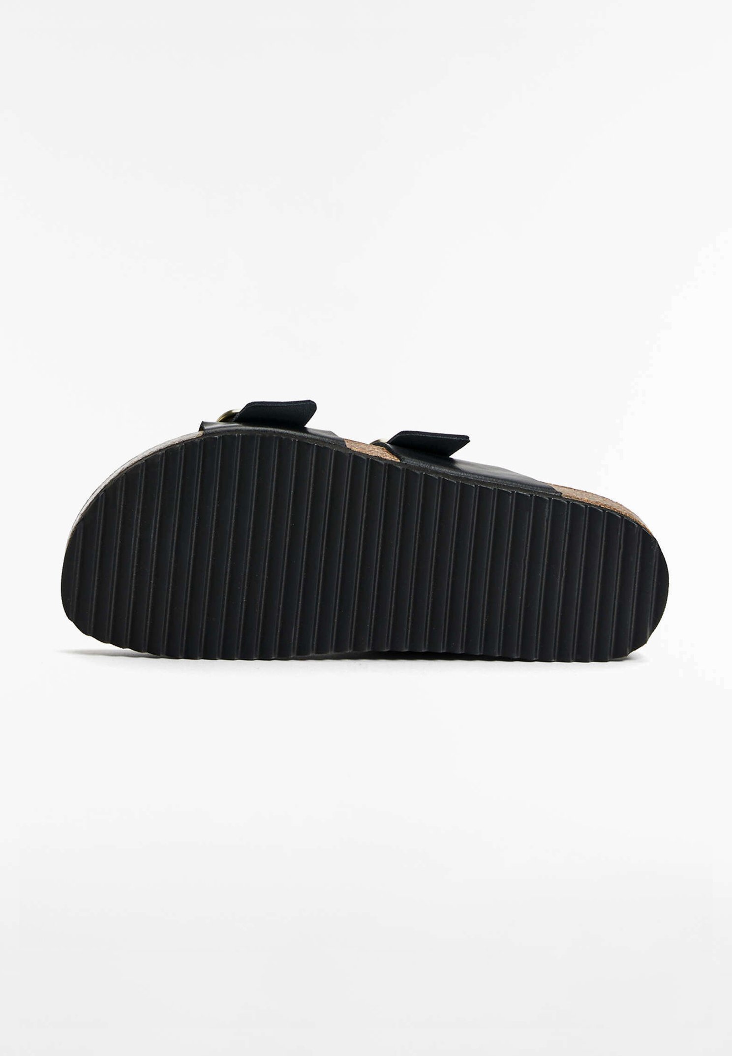 OYSHO BUCKLE - Muiltjes - zwart