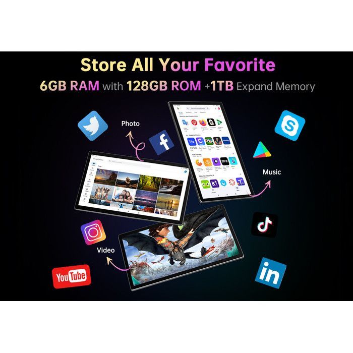 Tablet MESWAO de 15,6 polegadas com Android 14, 12 GB de RAM + 128 GB de ROM, bateria de 12000 mAh, Bluetooth 5.0, Wi-Fi 2.4G/5G e câmera de 32 MP.