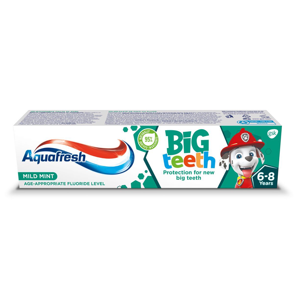 Aquafresh pasta za zube za djecu 6+ godina 50 ml My Big Teeth