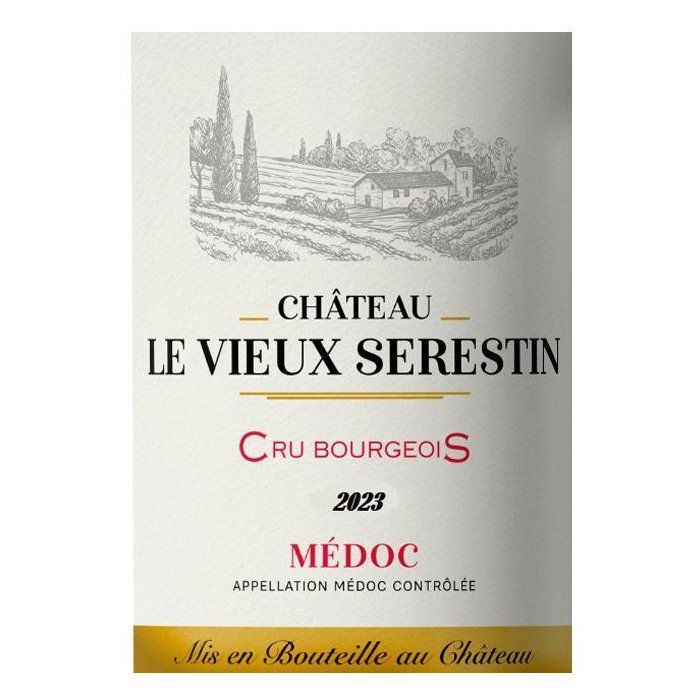 Château Le Vieux Serestin 2023 Médoc Cru Bourgeois - Vino tinto Burdeos